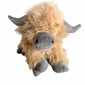 Uoozii Highland Cow Plush Weighted Microwave Heating Pad 20"